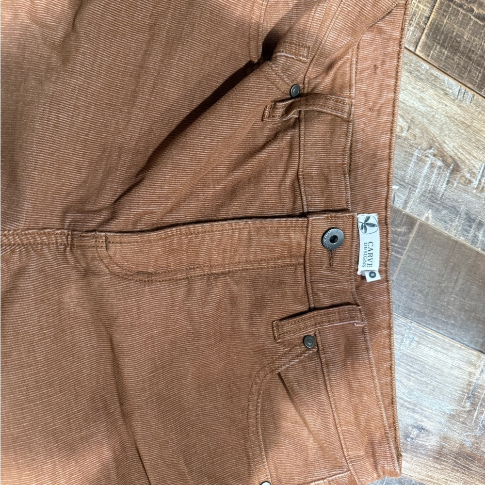 Carve Designs Copper Brown Corduroy Pants - Picture 3 of 4